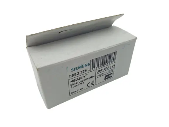 20x Siemens 5SE2 325 NEOZED Sicherungseinsatz D02 25A 400V Preisknaller