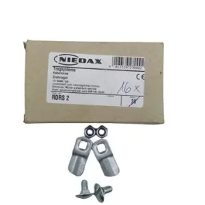 16x Niedax 623124 RDRS 2 Drehverschluss Abdeckklemme Neuheit