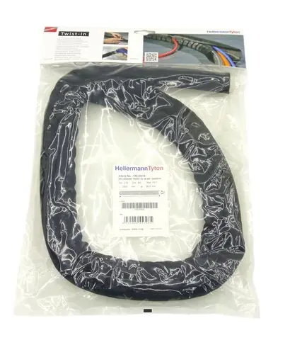 2m HellermannTyton 170-01018 gewebter Schlauch Zertifiziert