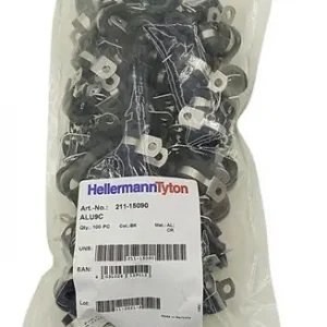 100x HellermannTyton 211-15090 Befestigungsschelle ALU9C Kostenloser Rückversand