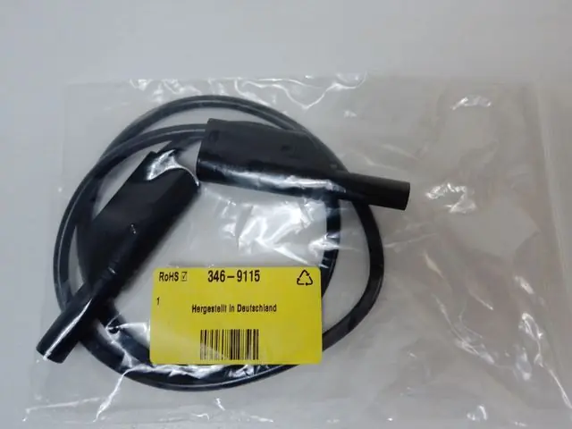 2x Hirschmann 934087100 Test & Measurement Messleitung Isoliert 1000V 346-9115 Neu Im Sortiment