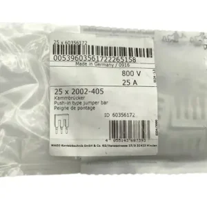 25x Wago 2002-405 Isolierte 5-fach Push-In Jumper Bar Grau Günstig