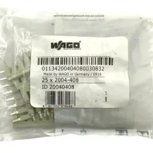 25x Wago 2004-408 8-fach hellgrau isolierte Brücke Nur Für Kurze Zeit