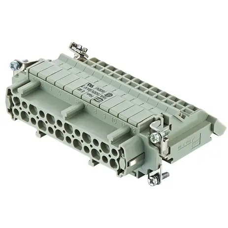 Top-Preis Buchsen-Kontakteinsatz, 24B, 24-polig, bestückt, Schraubanschluss, mit PE-Kontakt, 09330244725