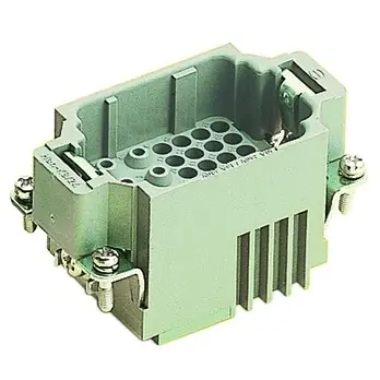 Zertifiziert Stift-Kontakteinsatz, 10B, 32-polig, unbestückt, Crimpanschluss, mit PE-Kontakt, 09380323001