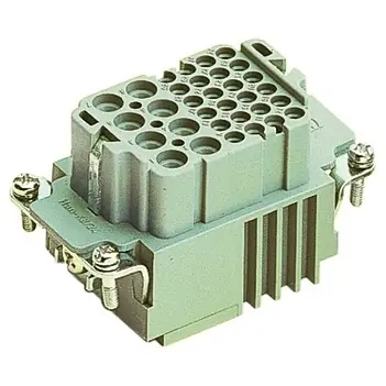 Versand Am Gleichen Tag Buchsen-Kontakteinsatz, 10B, 32-polig, unbestückt, Crimpanschluss, mit PE-Kontakt, 09380323101