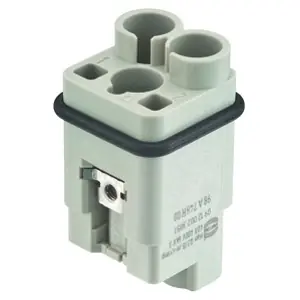 Zertifiziert Stift-Kontakteinsatz, 3A, 2-polig, unbestückt, Crimpanschluss, mit PE-Kontakt, 09120023051