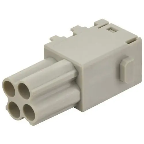 Zertifiziert Buchsen-Kontakteinsatz, EE cube, kleiner Tab, 4-polig, unbestückt, Crimpanschluss, 09149041101