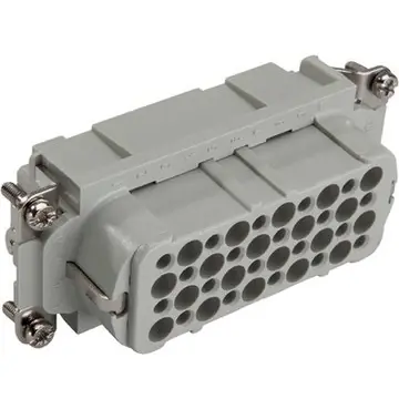 Aktuell Buchsen-Kontakteinsatz, H-B 16, 40-polig, Crimpanschluss, mit PE-Kontakt, 11266200