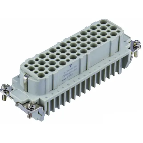 Versand Am Gleichen Tag Buchsen-Kontakteinsatz, H-B 24, 64-polig + PE, Crimpanschluss, mit PE-Kontakt, T2020642201-000