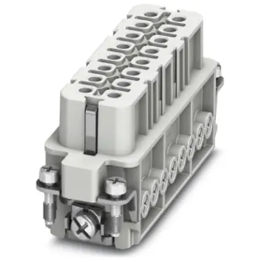 Top-Seller Buchsen-Kontakteinsatz, 25D, 16-polig, bestückt, Schraubanschluss, mit PE-Kontakt, 1585346