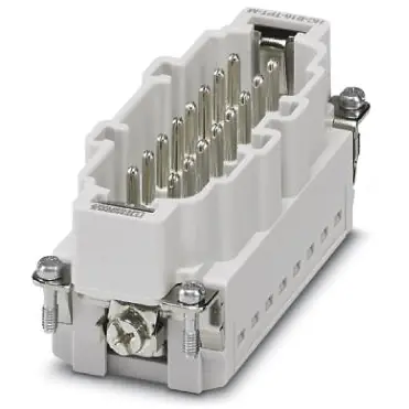 Zertifiziert Stift-Kontakteinsatz, 16B, 16-polig, bestückt, Push-in, mit PE-Kontakt, 1423825