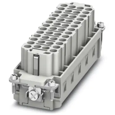 Begrenztes Angebot Buchsen-Kontakteinsatz, 24B, 46-polig, unbestückt, Crimpanschluss, mit PE-Kontakt, 1406545