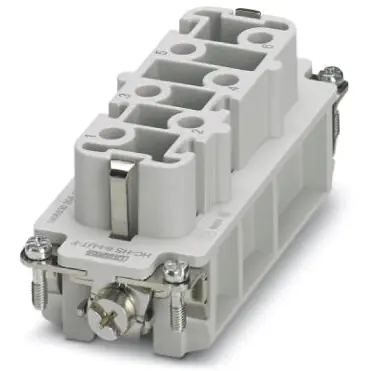 Angebot Buchsen-Kontakteinsatz, 16B, 6-polig, bestückt, Schraubanschluss, mit PE-Kontakt, 1406530