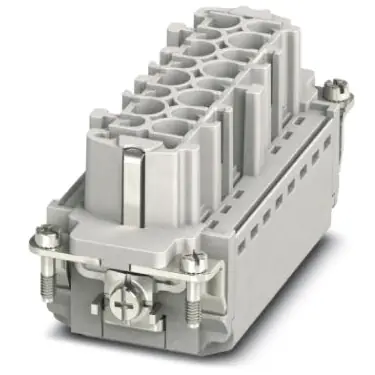 Buchsen-Kontakteinsatz, 16B, 6-polig, bestückt, Push-in, mit PE-Kontakt, 1407744 Schneller Versand