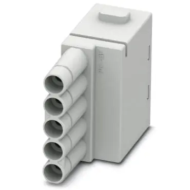 Abverkauf Buchsen-Kontakteinsatz, 5-polig, bestückt, Push-in, 1423962