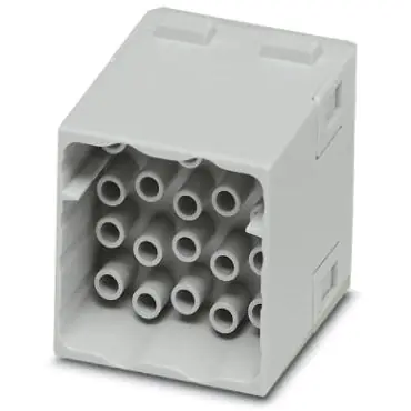 Ausverkauf Stift-Kontakteinsatz, 20-polig, unbestückt, Crimpanschluss, 1414372