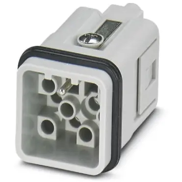 Begrenztes Angebot Stift-Kontakteinsatz, 7D, 12-polig, unbestückt, Crimpanschluss, mit PE-Kontakt, 1418626