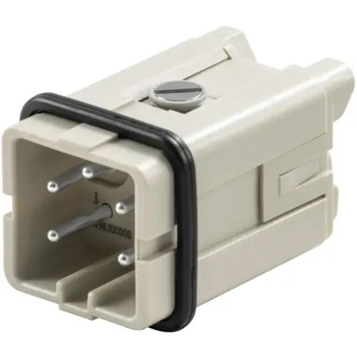 Wochenendangebot Stift-Kontakteinsatz, 1, 4-polig, bestückt, Schraubanschluss, mit PE-Kontakt, 1498300000