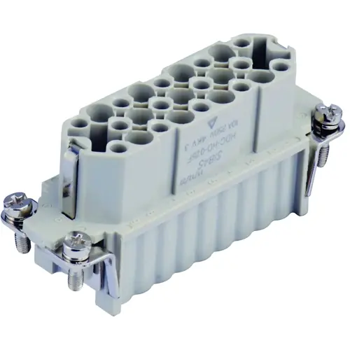 Buchsen-Kontakteinsatz, H-A 16, 25-polig, unbestückt, Crimpanschluss, T2020252201-000 Preiswert