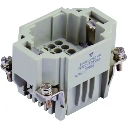 Top-Seller Stift-Kontakteinsatz, H-B 6, 24-polig, unbestückt, Crimpanschluss, T2030242101-000