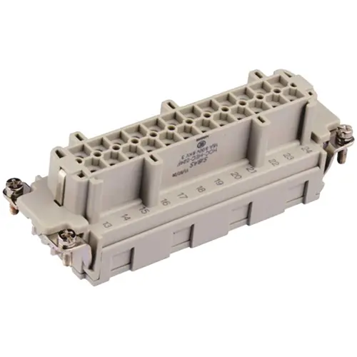 Begrenztes Angebot Buchsen-Kontakteinsatz, H-B 48, 24-polig, unbestückt, Crimpanschluss, T2040484201-000
