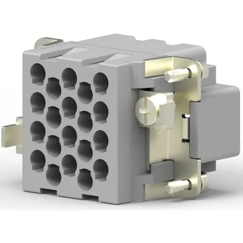 Beliebt Stift-Kontakteinsatz, H-B 6, 20-polig, Crimpanschluss, T2050202101-007