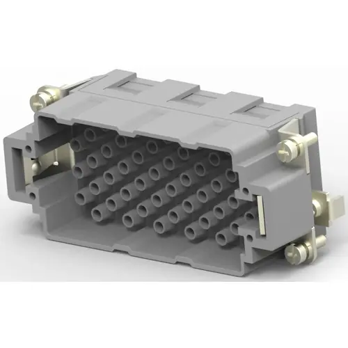 Abverkauf Stift-Kontakteinsatz, H-B 16, 48-polig, unbestückt, Crimpanschluss, T2050482101-000