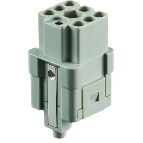 Buchsen-Kontakteinsatz, H-A 3, 7-polig, unbestückt, Crimpanschluss, T2080072201-000 Nur Heute