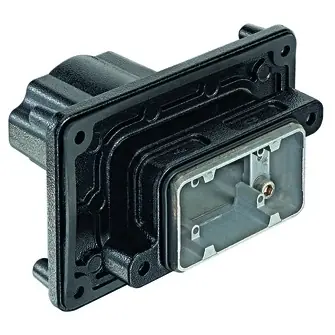 Wanddurchführungsgehäuse, Baugröße 6B, Aluminiumdruckguss, M40, gerade, Schraubverriegelung, IP69/IPX9K/IP68/IP65, 19400061113 Sofort Bestellen