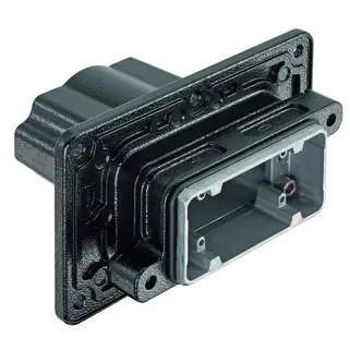 Wanddurchführungsgehäuse, Baugröße 10B, Aluminiumdruckguss, M40, gerade, Schraubverriegelung, IP69/IPX9K/IP68/IP65, 19400101118 Preiswert