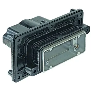 Wanddurchführungsgehäuse, Baugröße 16B, Aluminiumdruckguss, M40, gerade, Schraubverriegelung, IP69/IPX9K/IP68/IP65, 19400161113 Preisknaller