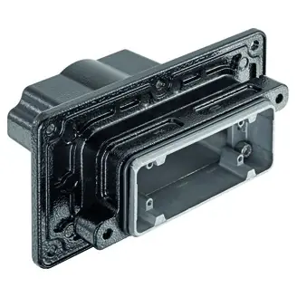 Wanddurchführungsgehäuse, Baugröße 16B, Aluminiumdruckguss, M50, gerade, Schraubverriegelung, IP69/IPX9K/IP68/IP65, 19400161119 Preiswert