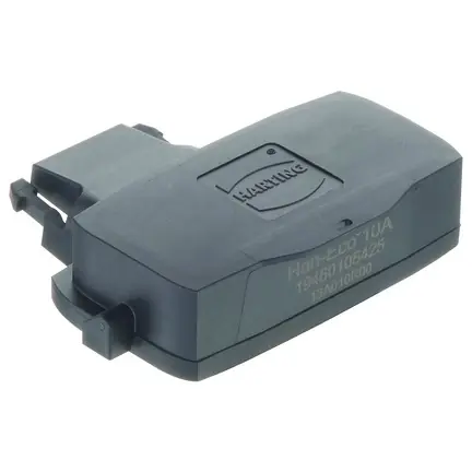 Abdeckkappe, Baugröße 10A, PA, Längsbügelverriegelung, IP65, 19460105425 Letzte Chance