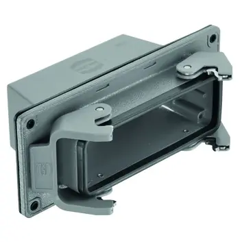 Wanddurchführungsgehäuse, Baugröße 24B, Aluminiumdruckguss, M40, gerade, Querbügelverriegelung, IP65, 19300241122 Neuheit