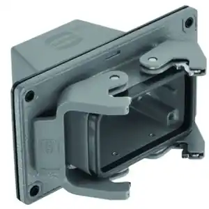 Wanddurchführungsgehäuse, Baugröße 10B, Aluminiumdruckguss, M32, gerade, Querbügelverriegelung, IP65, 19300101122 Aktuell