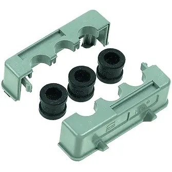 Wanddurchführungsgehäuse, Baugröße 16B, PC, Querbügelverriegelung, IP54/IP65, 09300160408 Schnäppchen