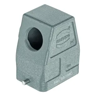 Wochenendangebot Tüllengehäuse, Baugröße 6B, Aluminiumdruckguss, M25, abgewinkelt, Längsbügelverriegelung, IP65, 19302060546