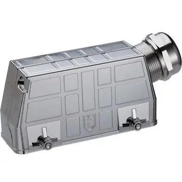 Tüllengehäuse, Baugröße HB24, Zinklegierung, Querbügelverriegelung, IP65, 70250220 Expressversand