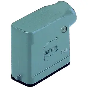 Wochenendangebot Tüllengehäuse, Baugröße 10A, Aluminiumdruckguss, M20, abgewinkelt, Längsbügelverriegelung, IP65, 19200101540