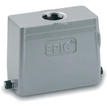 Versand Am Gleichen Tag Tüllengehäuse, Baugröße HB16, Aluminiumlegierung, M25/M32, gerade, Längsbügelverriegelung, IP65, 79094200