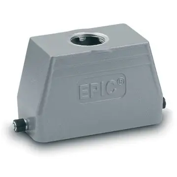 Versand Am Gleichen Tag Tüllengehäuse, Baugröße HB24, Aluminiumlegierung, M25/M32, gerade, Längsbügelverriegelung, IP65, 19121900