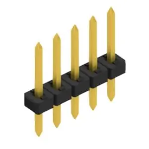 Stiftleiste, 5-polig, RM 2 mm, gerade, schwarz, 10062137 Günstig