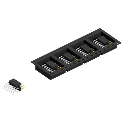 Aktuell Stiftleiste, 12-polig, RM 2 mm, gerade, schwarz, 10080548