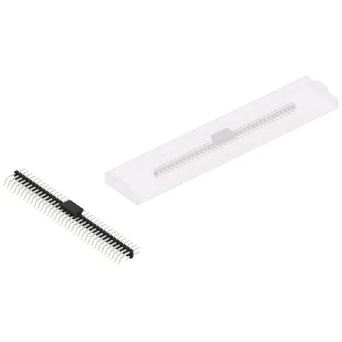 Zertifiziert Stiftleiste, 70-polig, RM 2 mm, gerade, schwarz, SLY10SMD04070ZBSM