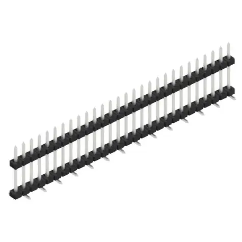 Angebot Stiftleiste, 28-polig, RM 2 mm, abgewinkelt, schwarz, SLY11SMD09228Z