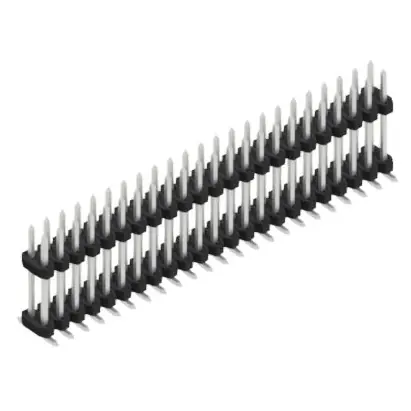 Aktuell Stiftleiste, 46-polig, RM 2 mm, abgewinkelt, schwarz, SLY12SMD09246Z