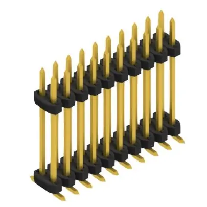 Abverkauf Stiftleiste, 20-polig, RM 2 mm, abgewinkelt, schwarz, SLY12SMD13320G