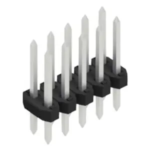 Abverkauf Stiftleiste, 10-polig, RM 2 mm, gerade, schwarz, SLY210410Z