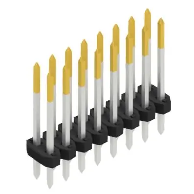 Zertifiziert Stiftleiste, 16-polig, RM 2 mm, gerade, schwarz, 10062580